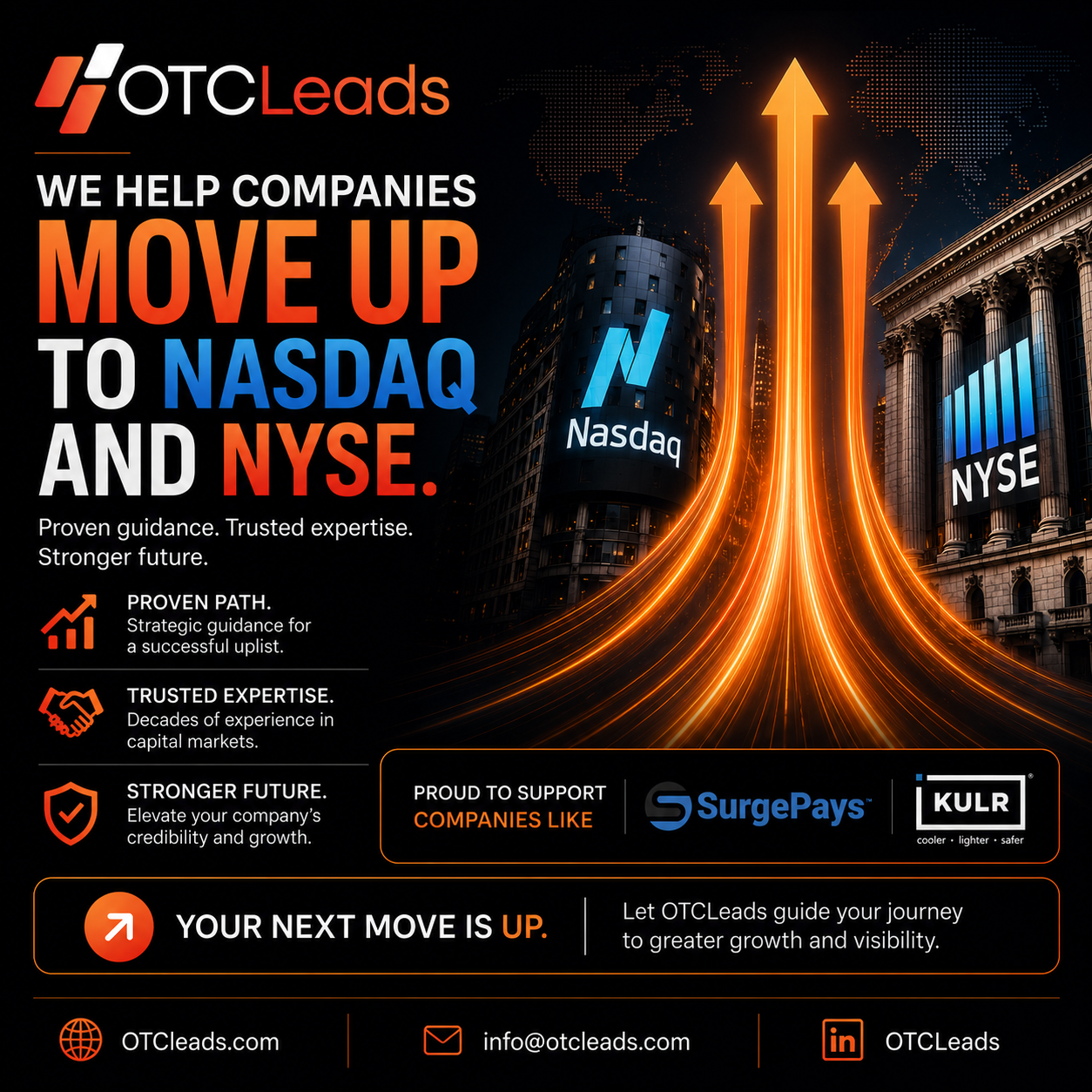 OTC Leads — We help companies move up to NASDAQ and NYSE
